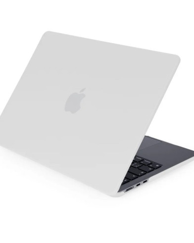 Защитный чехол-накладка HardShell Case для Apple MacBook Air 13.6 A2681 (M2) матовая прозрачная