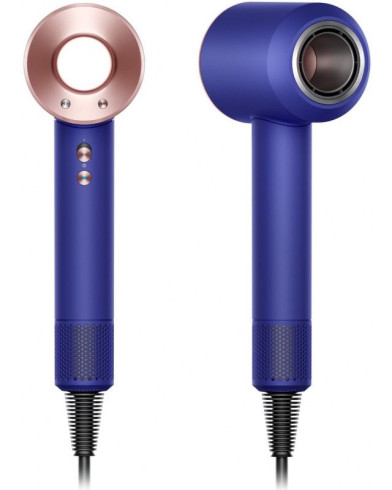 Фен Dyson Supersonic HD07 Vinca blue/Rose (Синий/Розовое золото) + Case