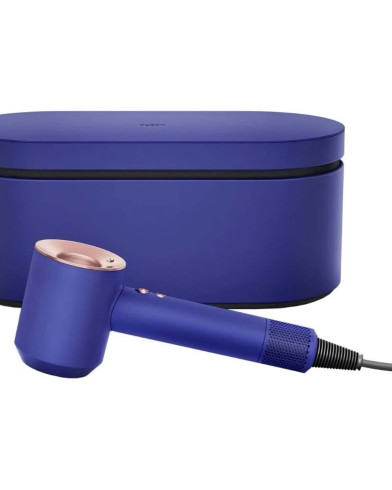 Фен Dyson Supersonic HD07 Vinca blue/Rose (Синий/Розовое золото) + Case