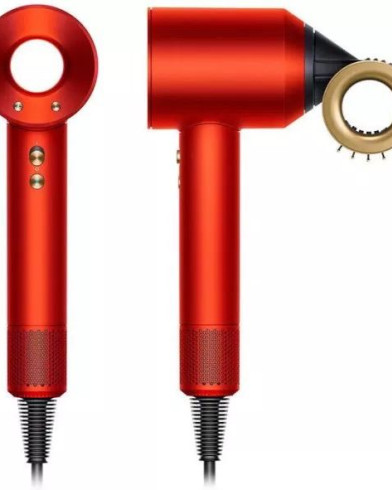 Фен Dyson Supersonic HD07 Topaz/Orange (Красный) + Case