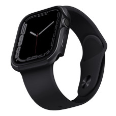 Чехол металлический Uniq Valencia для Apple Watch 45/44 мм, цвет графит