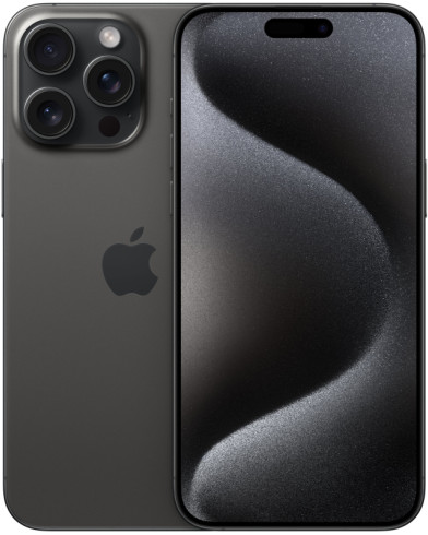 Apple iPhone 15 Pro Max 256GB Dual eSIM Black Titanium (Черный титан)