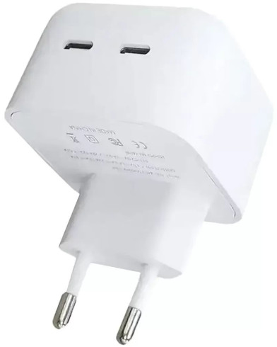 Адаптер питания Apple 35W Dual USB-C Port (Белый)