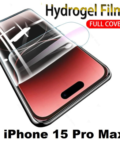 Защитная гидрогелевая пленка для Apple iPhone 15 Pro Max