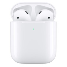 Беспроводные наушники Apple AirPods 2 MRXJ2 в футляре с возможностью беспроводной зарядки