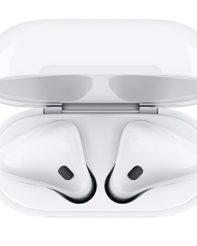 Apple AirPods 2 MRXJ2 в футляре с возможностью беспроводной зарядки