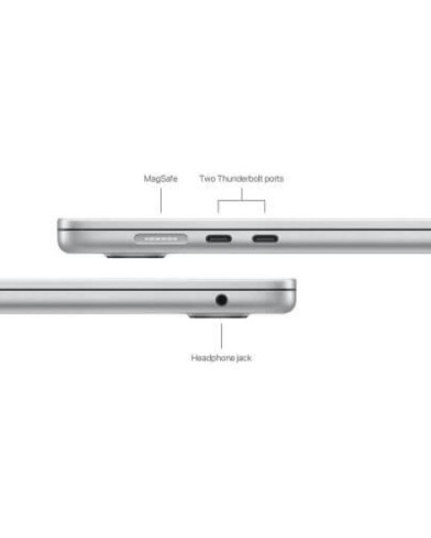 Ноутбук Apple MacBook Air 15.3 2024 M3/10GPU/24GB/2TB/Silver (Серебро) RU Z1BR000U2