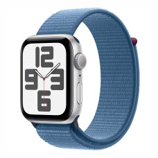 Умные часы Apple Watch SE Gen 2 2023 GPS 40mm Silver Aluminium Case with Winter Blue Sport Loop (MRE33)