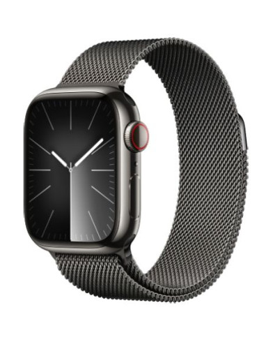 Умные часы Apple Watch Series 9 GPS + Cellular 41mm Graphite Stainless Steel Case with Graphite Milanese Loop (MRJA3)