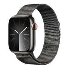 Умные часы Apple Watch Series 9 GPS + Cellular 45mm Graphite Stainless Steel Case with Graphite Milanese Loop (MRMX3)