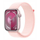 Умные часы Apple Watch Series 9 GPS 41mm Pink Aluminum Case with Light Pink Sport Loop MR953