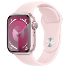 Умные часы Apple Watch Series 9 GPS 45mm Pink Aluminum Case with Light Pink Sport Band MR9G3