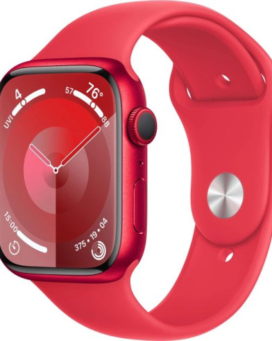 Умные часы Apple Watch Series 9 GPS 45mm (PRODUCT) Red Aluminium Case with (PRODUCT) Red Sport Band MRXK3