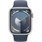 Умные часы Apple Watch Series 9 GPS 41mm Silver Aluminium Case with Storm Blue Sport Band MR913