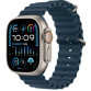 Умные часы Apple Watch Ultra 2 GPS + Cellular 49mm Titanium Case with Blue Ocean Band MREG3