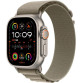 Умные часы Apple Watch Ultra 2 GPS + Cellular 49mm Titanium Case with Olive Alpine Loop MREY3