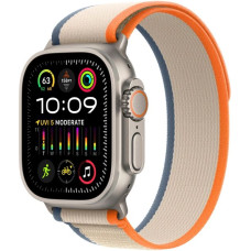 Умные часы Apple Watch Ultra 2 GPS + Cellular 49mm Titanium Case with Orange/Beige Trail Loop MRF13