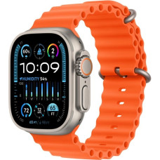 Умные часы Apple Watch Ultra 2 GPS + Cellular 49mm Titanium Case with Orange Ocean Band MREH3