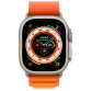 Умные часы Apple Watch Ultra GPS + Cellular 49мм Titanium Case with Orange Alpine Loop (размер M) MQEU3