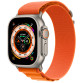 Умные часы Apple Watch Ultra GPS + Cellular 49мм Titanium Case with Orange Alpine Loop (размер M) MQEU3