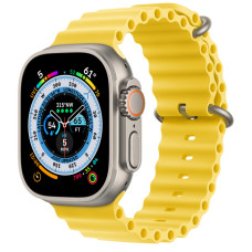 Умные часы Apple Watch Ultra GPS + Cellular 49мм Titanium Case with Yellow Ocean Band MQEC3