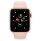 Часы Apple Watch SE GPS 44mm Gold Aluminum Case with Pink Sand Sport Band MYDR2