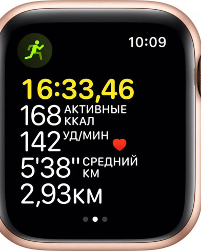 Часы Apple Watch SE GPS 40mm Gold Aluminum Case with Starlight Sport Band MKQ03