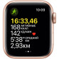 Часы Apple Watch SE GPS 44mm Gold Aluminum Case with Starlight Sport Band MKQ53