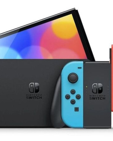 Портативная игровая консоль Nintendo Switch OLED 64GB Neon