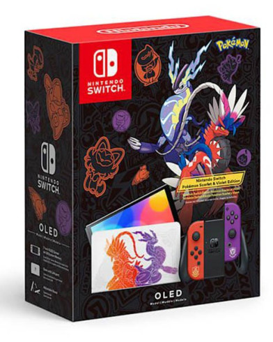 Портативная игровая консоль Nintendo Switch OLED Pokemon Scarlet & Violet Edition