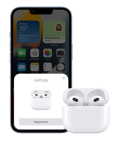 Беспроводные наушники Apple AirPods 3 2021 MagSafe в футляре с беспроводной зарядкой