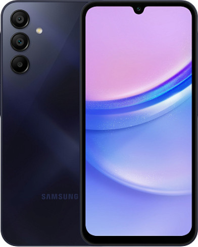 Смартфон Samsung Galaxy A15 6/128GB Blue Black (Темно-синий)