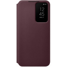 Чехол-книжка Samsung Smart Clear View Cover для Galaxy S22+ (Burgundy) 