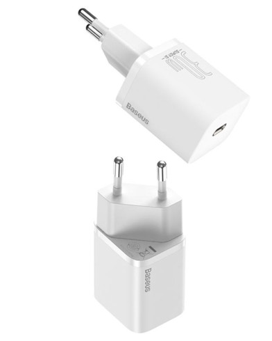 Сетевое зарядное устройство Baseus Super Si Quick Charger USB-C, 3A, 30W Белый 