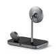 Беспроводное зарядное устройство Satechi Magnetic Wireless Charging Stand 3 в 1 ST-WMCS3M (Space Grey)