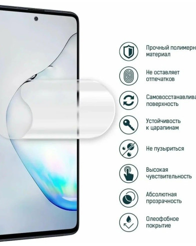 Гидрогелевая защитная пленка для экрана Samsung Galaxy S24