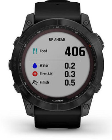 Умные часы Garmin Fenix 7X Sapphire Solar Black DLC Titanium with Black Band (010-02541-23)