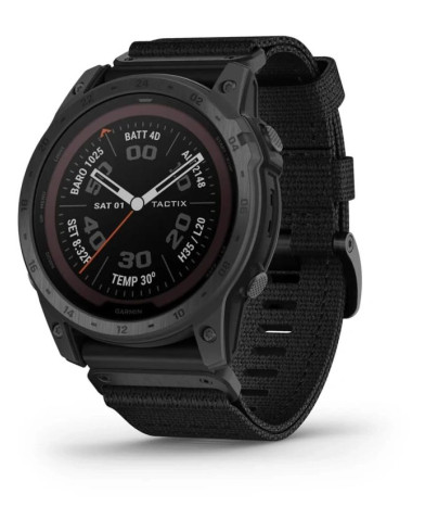 Умные часы Garmin Tactix 7 Pro Black DLC Titanium with Black Nylon Tactical Band (010-02704-11)