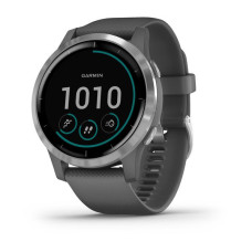 Умные часы Garmin Vivoactive 4 Gray with Silver Buckles