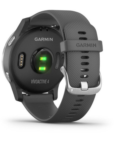 Умные часы Garmin Vivoactive 4 Gray with Silver Buckles