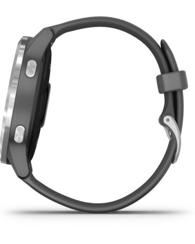 Умные часы Garmin Vivoactive 4 Gray with Silver Buckles