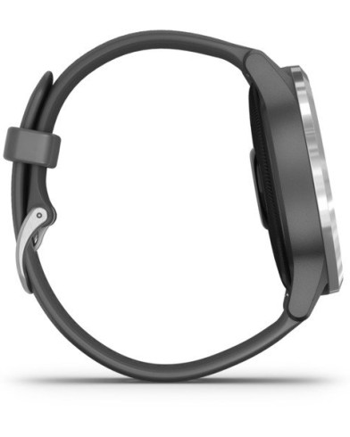 Умные часы Garmin Vivoactive 4 Gray with Silver Buckles